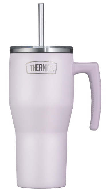 THERMOS Refreshing Isolier-Trinkbecher mit Strohhalm lavender mat 0,85l 