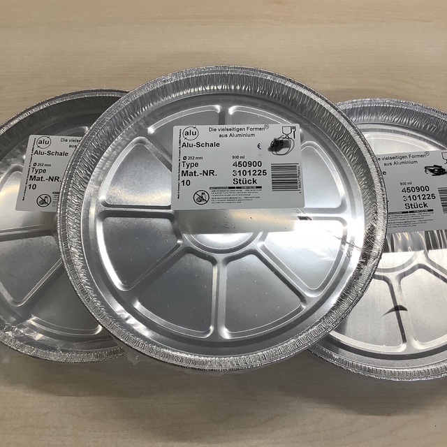 Alu-Kuchenform, rund 25,2 cm 