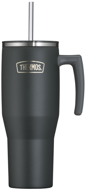 THERMOS Isolier-Trinkbecher mit Strohhalm black mat 1,1 